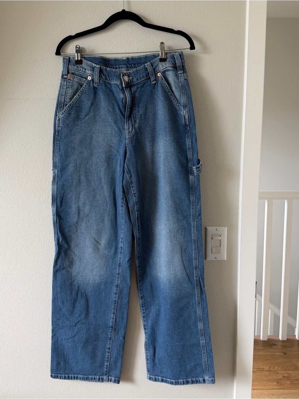 gap 90s loose carpenter mid rise jeans